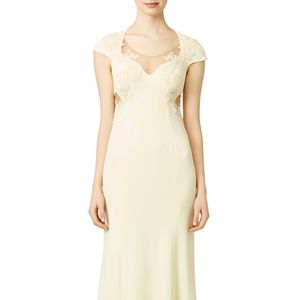 Marchesa Notte Yellow Fields Gown